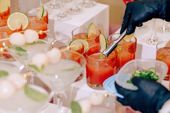 Corporate and community event mocktail bar